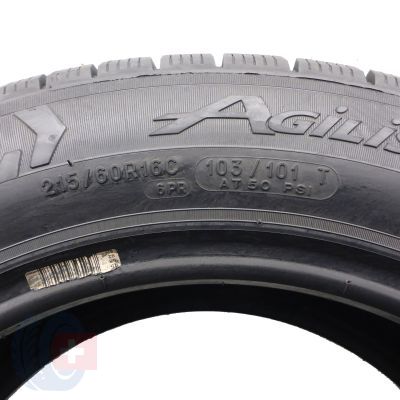 7. 215 60 16C 2x MICHELIN 215/60 R16C 103/101T Agilis 51 Snow-Ice Winterreifen 2019 WIE NEU VOLL