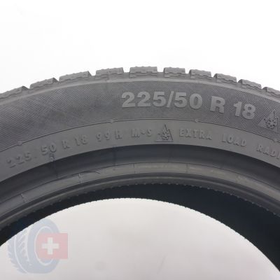 5. 225 50 18 2x CONTINENTAL 225/50 R18 99H XL AO ContiWinterContact TS830P Winterreifen 2022 7-8mm