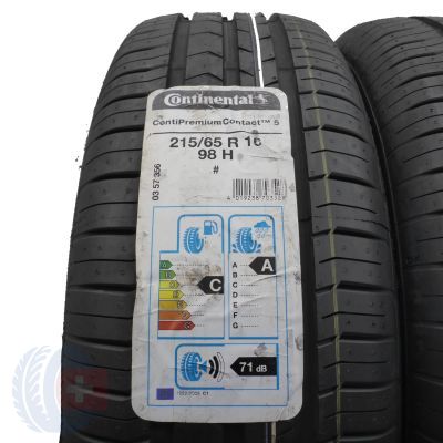2. 215 65 16 2x CONTINENTAL 215/65 R16 98H ContiPremiumContact 5 Sommerreifen 2019 VOLL