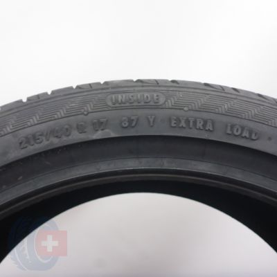 7. 215 40 17 4x GISLAVED 21/40 R17 87Y XL UltraSpeed 2 Sommerreifen 2022 VOLL 