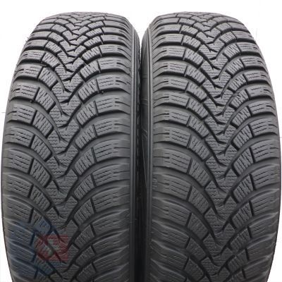 2 x FALKEN 185/65 R15 88T EuroWinter HS01 Winterreifen 2020 WIE NEU 7,5-7,8mm