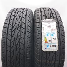 225 70 16 2x CONTINENTAL 225/70 R16 103H ContiCrossContact LX 2 M+S Sommerreifen 2018/20 VOLL 