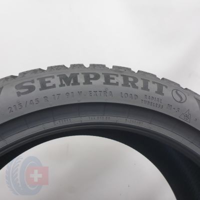 4.  215 45 17 2x SEMPERIT 215/45 R17 91V XL Speed-Grip 5 Winterreifen 2024 8mm WIE NEU