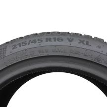 6. 215 45 16 2x CONTINENTAL 215/45 R16 90V XL WinterContact TS 860 Winterreifen 2020 VOLL WIE NEU