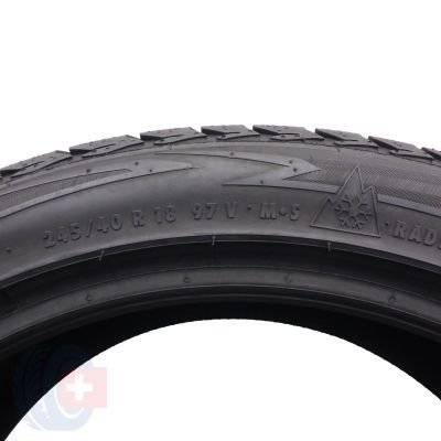 6. 245 40 18 4x UNIROYAL 245/40 R18 97V XL MS plus 66 Winterreifen 5,8-7,2mm 2016