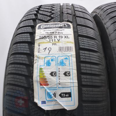 3.  255 55 19 2x CONTINENTAL 255/55 R19 111V XL WinterContact TS 850 P SUV Winterreifen 2019 Ungebraucht  