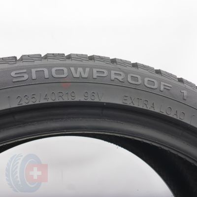 5. 235 40 19 2x NOKIAN 235/40 R19 96V XL Snowproof 1 Winterreifen 2023 7,2mm