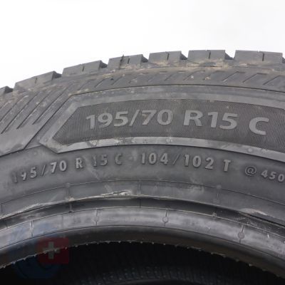 6. 195 70 15C 4x BARUM 195/70 R15C 104/102T Vanis3 Sommerreifen 2023 VOLL WIE NEU