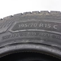6. 195 70 15C 4x BARUM 195/70 R15C 104/102T Vanis3 Sommerreifen 2023 VOLL WIE NEU