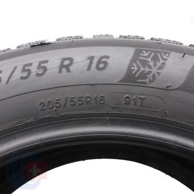 6. 205 55 16 4x MICHELIN 205/55 R16 91T Alpin 6 Winterreifen 2020 7,3-7,5mm