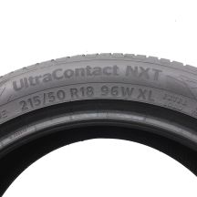 5. 215 50 18 4x CONTINENTAL 215/50 R18 96W XL UltraContact NXT Sommerreifen 2023 WIE NEU 7-7,2mm