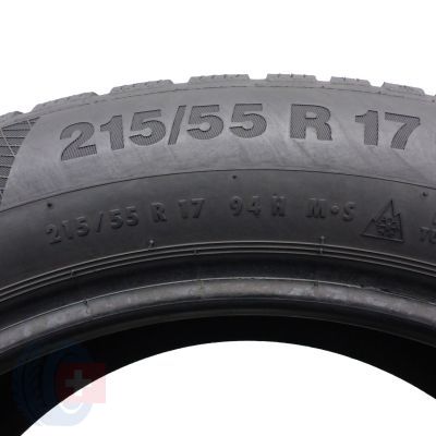 5. 215 55 17 2x CONTINENTAL 215/55 R17 94H WinterContact TS850P Seal Winterreifen 6,8mm 2016