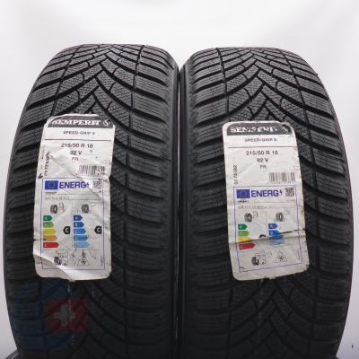 3. 215 50 18 4x SEMPERIT 215/50 R18 92V Speed-Grip 5 Winterreifen 2024 VOLL WIE NEU 
