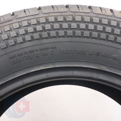 6. 195 75 16C 4x CONTINENTAL 195/75 R16C 107/105R VanContact Ultra Sommerreifen 2023 WIE NEU VOLL