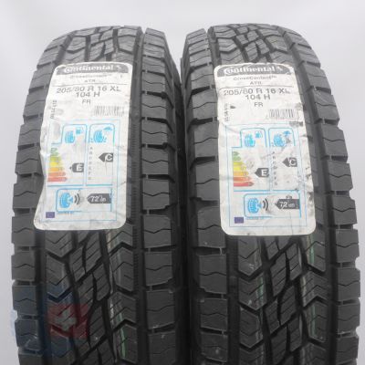 205 80 16 2x CONTINENTAL 205/80 R16 104H XL CrossContact ATR M+S Sommerreifen 2021 VOLL WIE NEU 