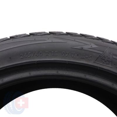 6. 245 40 18 4x UNIROYAL 245/40 R18 97V XL MS plus 66 Winterreifen 6-6,8mm 2016