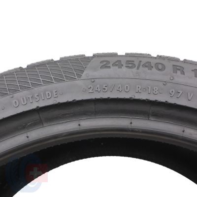 7. 2 x CONTINENTAL 245/40 R18 97V XL WinterContact TS850P Winterreifen 2015 7mm