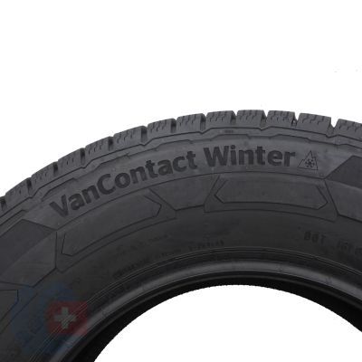 8. 4 x CONTINENTAL 215/75 R16C 116/114R VanContact Winter Winterreifen 2021, 2022 WIE NEU 8,8-9,5mm