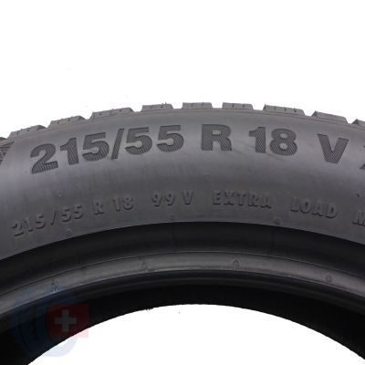 4. 1 x CONTINENTAL 215/55 R18 99V XL WinterContact TS850P Winterreifen 2021 7,2mm