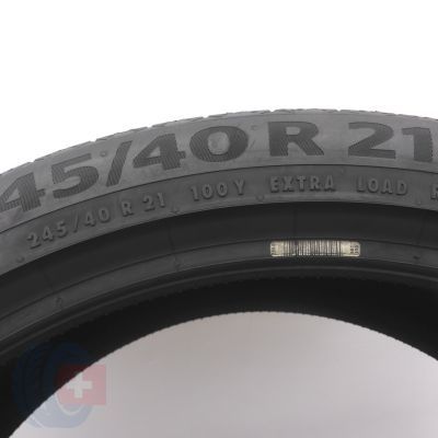 6. 245 40 21 2x CONTINENTAL 245/40 R21 100Y XL SportContact 6 A0 Silet Sommerreifen 2019 VOLL WIE NEU 