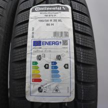 2. 195 55 20 2x CONTINENTAL 195/55 R20 95H XL WinterContact TS 870 P Winterreifen 2024 VOLL WIE NEU 