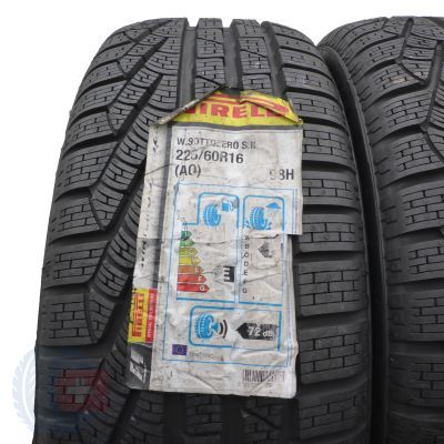 2. 225 60 16 4x PIRELLI 225/60 R16 98H Sottozero Winter 210 SerieII A0 Winterreifen 2019 VOLL WIE NEU 