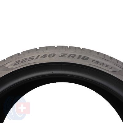 4. 225 40 18 1x PIRELLI 225/40 R18 92Y XL PZero Sommerreifen 2022 WIE NEU 7mm