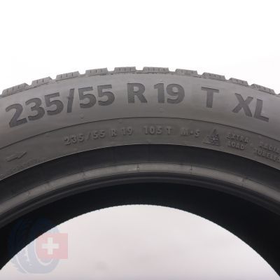 5. 235 55 19 2x CONTINENTAL 235/55 R19 105T XL WinterContact TS870 P SEAL Winterreifen 2022 8,2mm
