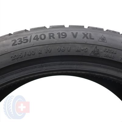7. 235 40 19 4x CONTINENTAL 235/40 R1996V XL WinterContact TS 870 P Winterreifen 2024/23 7,2-8,2mm