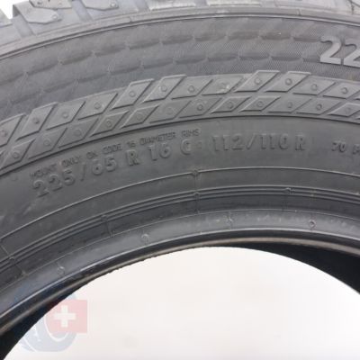 7. 225 65 16C 4x CONTINENTAL 225/65 R16C 112/110R VanContact 4Season Ganzjahresreifen 2023 WIE NEU VOLL