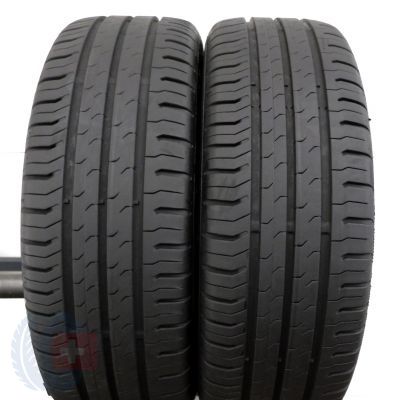 3. 4 x CONTINENTAL 185/55 R15 82H 6,8mm ContiEcoContact 5 Sommerreifen DOT17