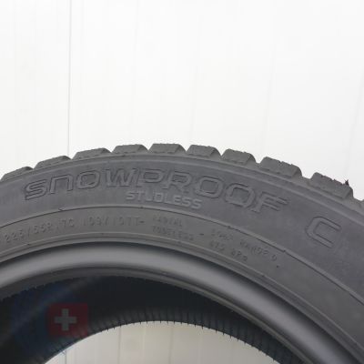 7. 225 55 17C 4x NOKIAN 225/55 R17C 109/107T Snowproof C Winterreifen 2025 7,2-8mm