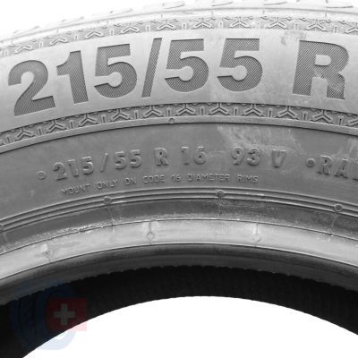 4. 2 x BARUM 215/55 R16 93V Bravuris 3 HM Sommerreifen 2018 WIE NEU VOLL