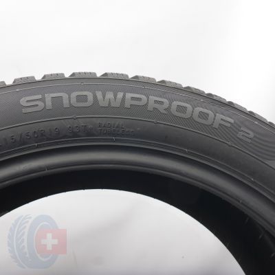 6. 215 50 19 2x NOKIAN 215/50 R19 93T Snowproof2 Winterreifen 2023 7,2-7,8mm