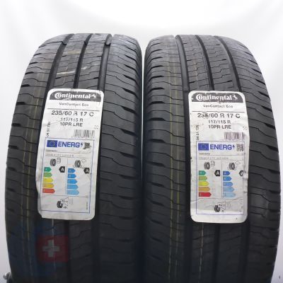 4.  235 60 17C 4x CONTINENTAL 235/60 R17C 117/115R VanContact Eco Sommerreifen 2022/23 Ungebraucht  