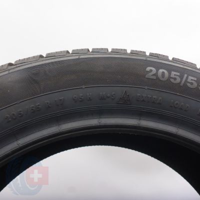 7. 205 55 17 4x CONTINENTAL 205/55 R17 95H XL ContiWinterContact TS830P RunFlat BMW Winterreifen 2021 VOLL