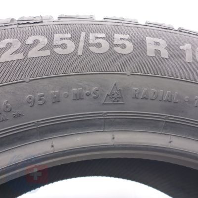 9. 225 55 16 4x CONTINENTAL 225/55 R16 95H ContiWinterContact TS 830 P RFT BMW Winterreifen 2018/21 Ungebraucht  