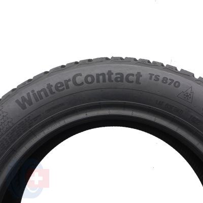6. 185 60 15 2x CONTINENTAL 185/60 R15 84T WinterContact TS870 Winterreifen  2022 VOLL WIE NEU 