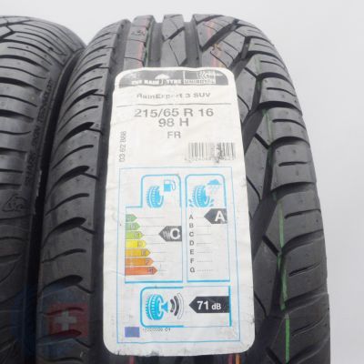 3. 215 65 16 2x UNIROYAL 215/65 R16 98H RainExpert 3 Sommerreifen 2019 VOLL WIE NEU