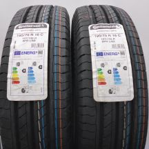 5. 195 75 16C 4x CONTINENTAL 195/75 R16C 107/105R VanContact Ultra Sommerreifen 2023 WIE NEU VOLL