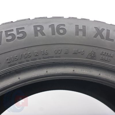 5. 215 55 16 2x CONTINENTAL 215/55 R16 \98H WinterContact TS 870 Winterreifen  2022 8,2mm