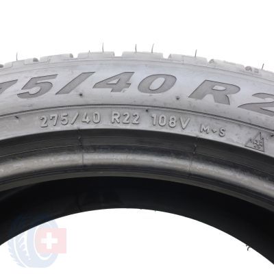 5. 275 20 22 4x PIRELLI 275/40 R22 108V XL Scorpion Winter Winterreifen 2018, 2019 WIE NEU 6,8-7,2mm