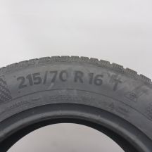 5. 215 70 16 2x CONTINENTAL 215/70 R16 100T WinterContact TS 870 P Winterreifen 2022 VOLL
