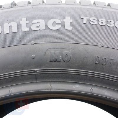 8. 2 x CONTINENTAL 225/55 R16 95H M0 ContiWinterContact TS830P Winterreifen 2019 WIE NEU VOLL