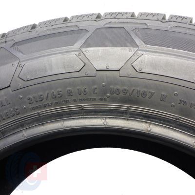 6. 4 x CONTINENTAL 215/65 R16C 109/107R VanContact Winter Winterreifen 2020 WIE NEU 9,8-10,2mm