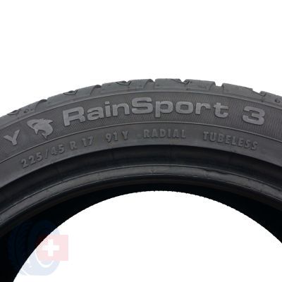 4. 225 45 17 2x UNIROYAL 225/45 R17 91Y Rain Sport 3 Sommerreifen 6,8-8mm 2019