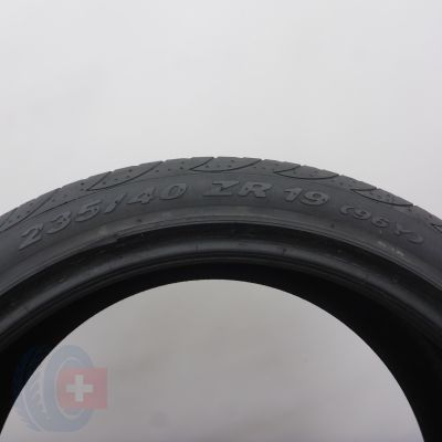 2. 235 40 19 1x PIRELLI 235/40 R19 96Y XL PZero Nero Sommerreifen 2014 7mm