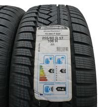 2. 255 60 17 4x CONTINENTAL 255/60 R17 106H WinterContact TS850P SUV Winterreifen 2018 VOLL Wie Neu