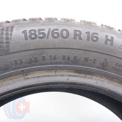 6. 185 60 16 2x CONTINENTAL 185/60 R16  86H WinterContact TS 860 Winterreifen 2020 Ungebraucht   