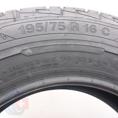 6. 195 75 16C 2x CONTINENTAL 195/75 R16C 107/105R ContiVanContact 100 Sommerreifen 2024 Ungebraucht    
